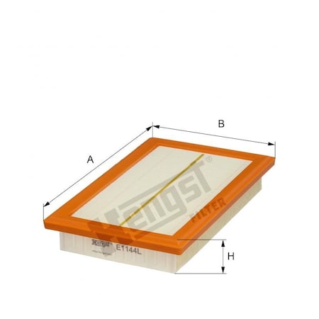 Hengst Air Filter, E1144L E1144L